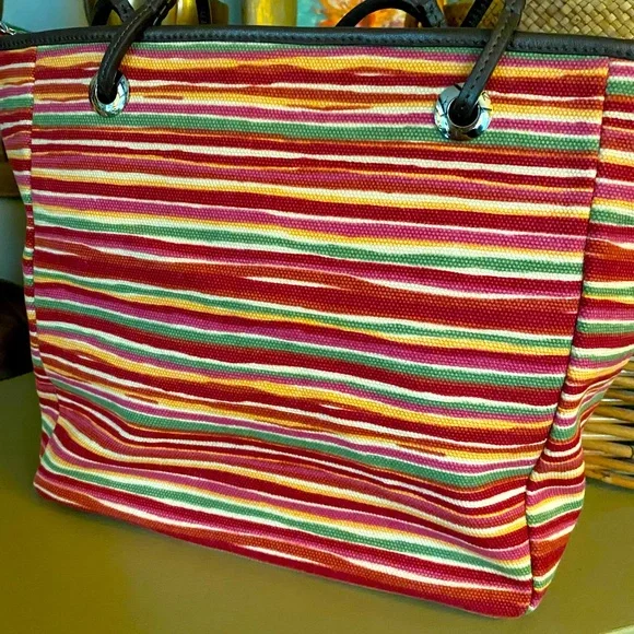 Talbots Canvas Tote with Zipper closure - Picture 1 of 12